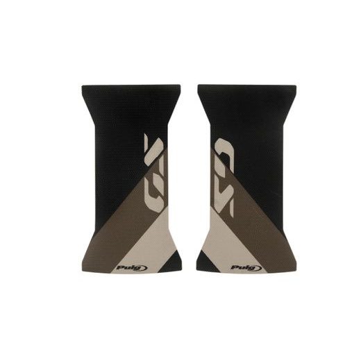 FORK PROTECTOR KIT PUIG 22051N, JUODOS SPALVOS