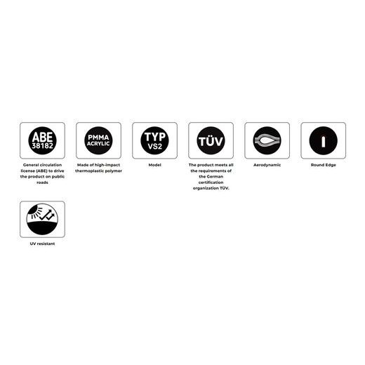 WINDSCREEN PUIG TOURING 22573W SKAIDRUS