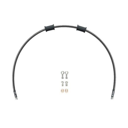 SANKABOS ŽARNELĖS RINKINYS VENHILL POWERHOSEPLUS KAW-11010C-CB (1 ŽARNELĖ RINKINYJE) CARBON HOSES, CHROME FITTINGS