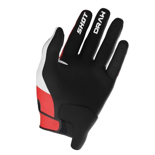 GLOVES SHOT DRAW KID SKY A06-13D1-AK6-04, RAUDONOS SPALVOS 10/11