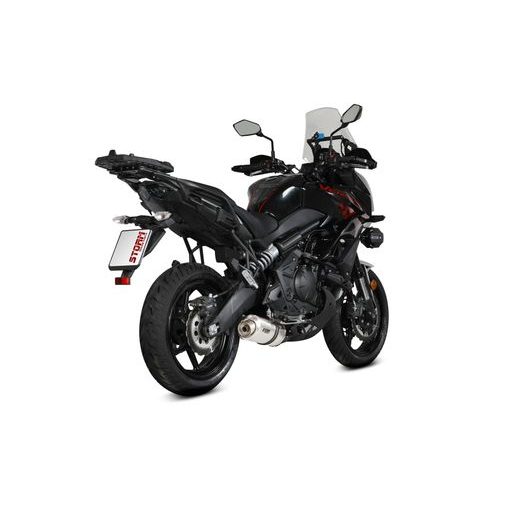 VISOS IŠMETIMO SISTEMOS KOMPLEKTAS 2X1 STORM OVAL K.055.LX1, NERŪDIJANČIO PLIENO