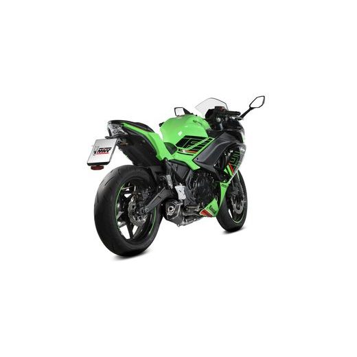 VISOS IŠMETIMO SISTEMOS KOMPLEKTAS 2X1 MIVV DELTA RACE K.057.LDRB, JUODOS SPALVOS