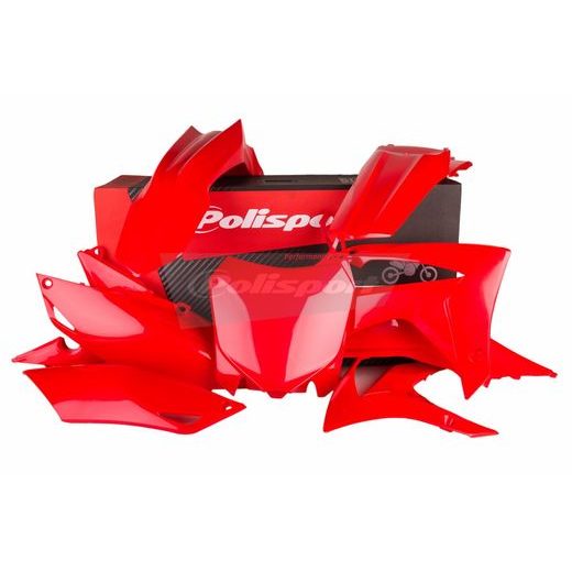 IŠORINIŲ PLASTMASINIŲ DETALIŲ RINKINYS POLISPORT 90628 RED CR 04