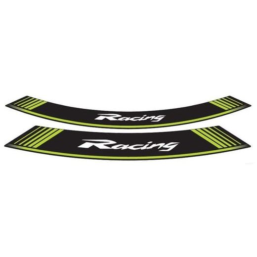 RATLANKIO LIPDUKAS PUIG RACING 5531V ŽALIA SET OF 8 RIM STRIPS