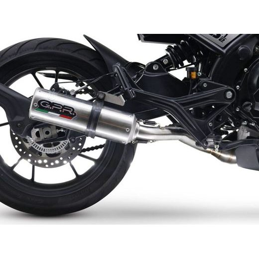 MID-FULL SYSTEM EXHAUST GPR M3 MO.7.1.CAT.M3.INOX BRUSHED STAINLESS STEEL INCLUDING REMOVABLE DB KILLER AND CATALYST