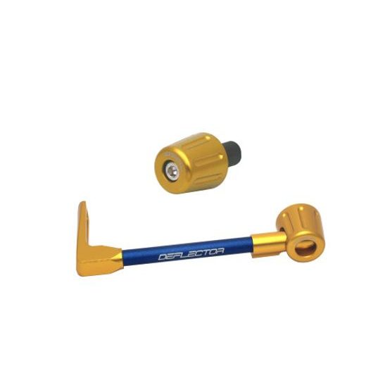 LEVER GUARD ACCOSSATO WITH BLUE HOSE AND JOINT LEFT, ALUMINIUM