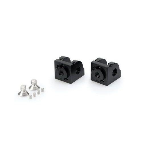 FOOTPEG ADAPTERS PUIG 20317N ADJUSTABLE, JUODOS SPALVOS