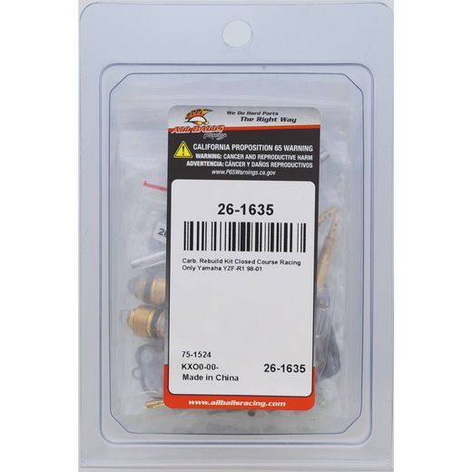 KARBIURATORIAUS REMONTINIS KOMPLEKTAS ALL BALLS RACING CARK26-1635
