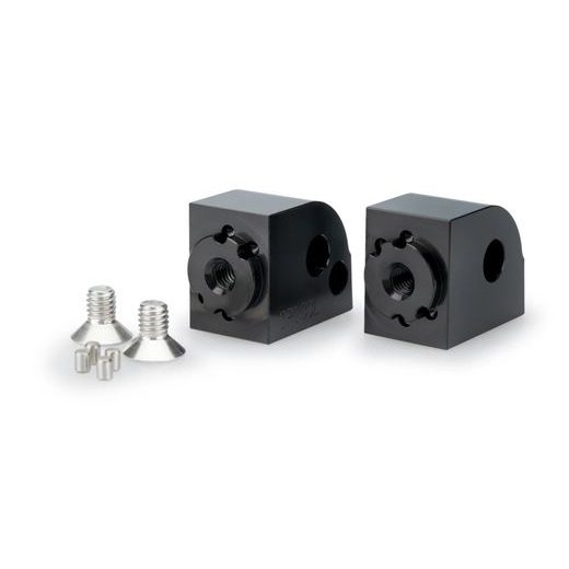 FOOTPEG ADAPTERS PUIG 21875N ADJUSTABLE, JUODOS SPALVOS