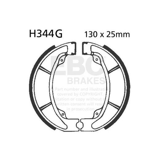 BŪGNINIŲ STABDŽIŲ TRINKELĖS EBC H344G GROOVED