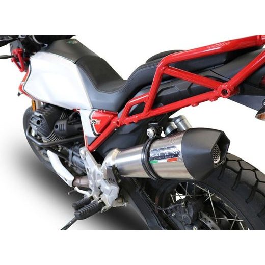 SLIP-ON EXHAUST GPR NEW GRAND PRIX EVO TITANIUM GU.61.RACE.GPAN.TO BRUSHED TITANIUM INCLUDING LINK PIPE