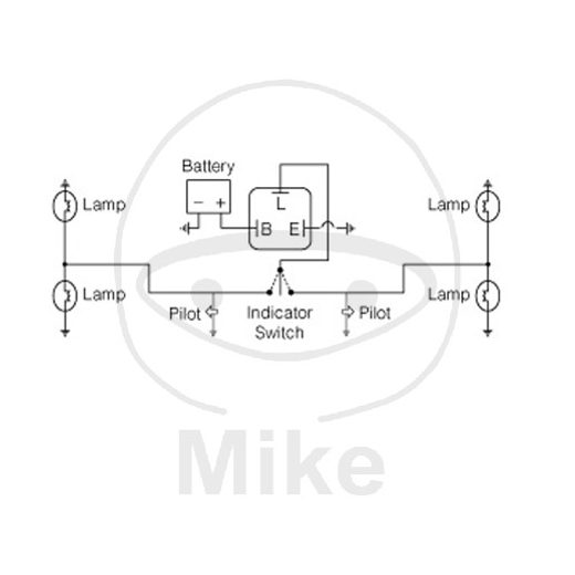 POSŪKIŲ RĖLĖ JMP ELECTRONIC LED 12V 3 POLE