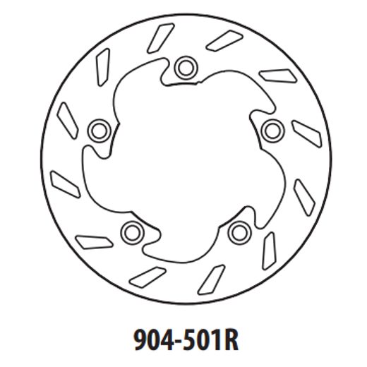 STABDŽIŲ DISKAS GOLDFREN 904-501R GALINIS 210 MM