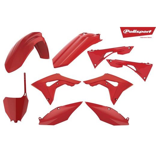 IŠORINIŲ PLASTMASINIŲ DETALIŲ RINKINYS POLISPORT 90722 RED CR 04