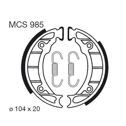 BŪGNINIŲ STABDŽIŲ TRINKELĖS LUCAS MCS 985