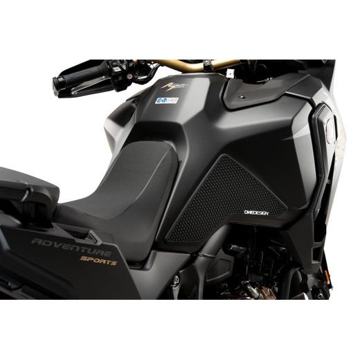 SIDE TANK PAD PUIG SPECIFIC 21304N, JUODOS SPALVOS