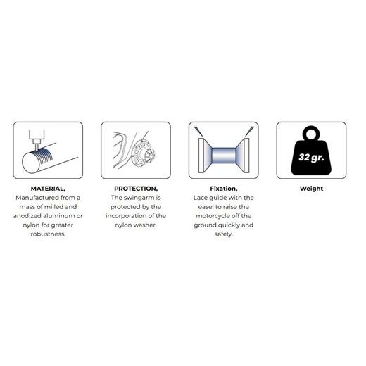 MOTOCIKLO KĖLIMO AUSELĖS PUIG 5923L PURPLE