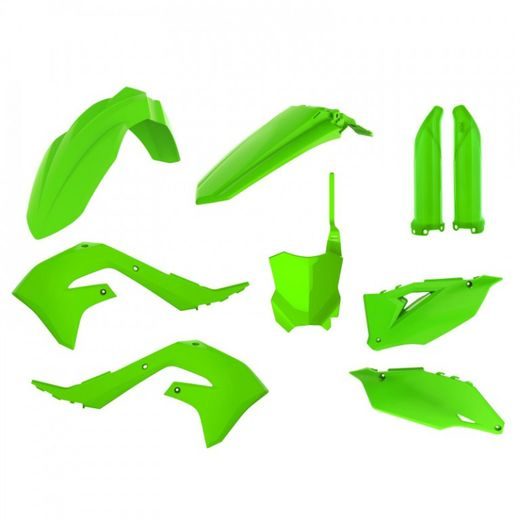 IŠORINIŲ PLASTMASINIŲ DETALIŲ RINKINYS POLISPORT 91025 LIME GREEN