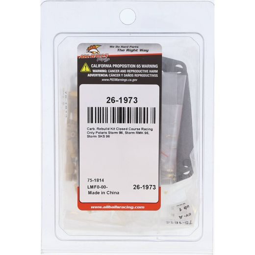 KARBIURATORIAUS REMONTINIS KOMPLEKTAS ALL BALLS RACING CARK26-1973