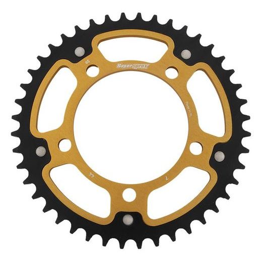 REAR SPROCKET SUPERSPROX STEALTH RST-7:44-GLD, AUKSO SPALVOS 44T, 525