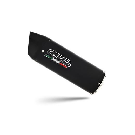 VISAS IŠMETIMO SISTEMOS KOMPLEKTAS GPR ROAD-STRADA E5.Y.337.3.CAT.FUNE MATTE BLACK INCLUDING REMOVABLE DB KILLER AND CATALYST