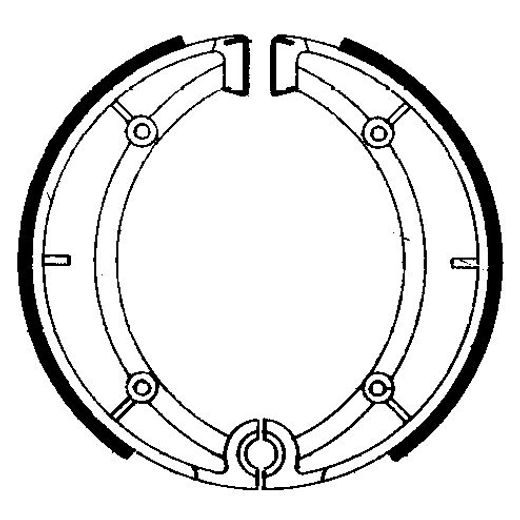 BŪGNINIŲ STABDŽIŲ TRINKELĖS FERODO 225129117