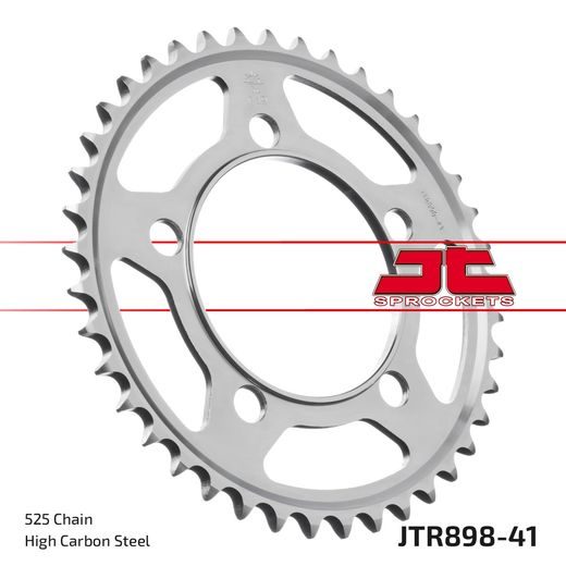 CHAIN KIT EK -, AUKSINĖS SPALVOS CHAIN 525 ZVX, X-RING (X, NX, QX, XS), CHK FRONT SPROCKET JT CHK RUBBER CUSHIONED, CHK REAR SPROCKET JT SKIRTAS KTM SUPERMOTO 950 2006-2009