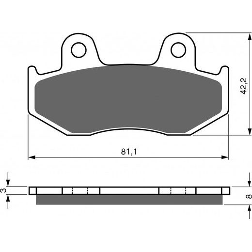 STABDŽIŲ TRINKELĖS GOLDFREN 102 S33 STREET - PRIEKIS