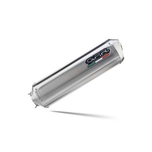SLIP-ON EXHAUST GPR SATINOX BM.100.SAT BRUSHED STAINLESS STEEL