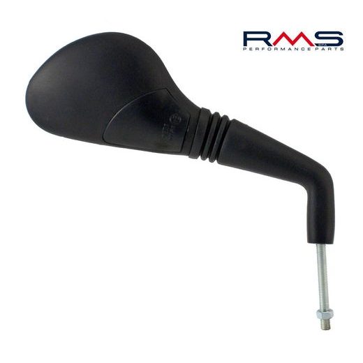 GALINIO VAIZDO VEIDRODIS RMS 122770150 DEŠINĖ, JUODOS SPALVOS