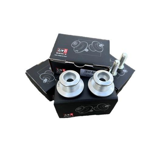 ALUMINIUM BOBBINS LV8 DIAVOL E201/08125A M8X1,25, SIDABRINĖS SPALVOS