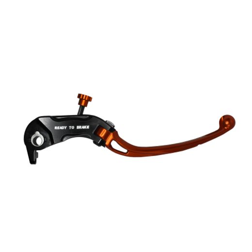 STABDŽIŲ RANKENĖLĖ ACCOSSATO ALUMINIUM, MASTER CYLINDER, ORANŽINĖS SPALVOS