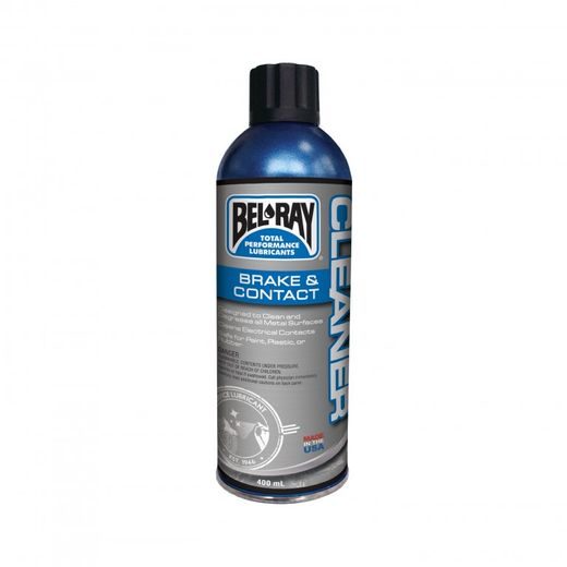 UNIVERSALIOS PASKIRTIES DETALIŲ VALIKLIS BEL-RAY BRAKE & CONTACT CLEANER (400ML SPRAY)