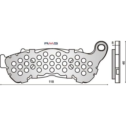 STABDŽIŲ TRINKELĖS RMS 225102550 ORGANIC