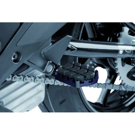 FOOTPEGS WITHOUT ADAPTERS PUIG ENDURO 7587N, JUODOS SPALVOS WITH RUBBER