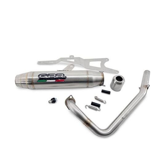 VISAS IŠMETIMO SISTEMOS KOMPLEKTAS GPR DEEPTONE INOX CO.H.270.DE BRUSHED STAINLESS STEEL INCLUDING REMOVABLE DB KILLER