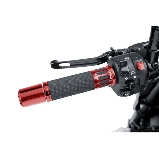 RANKENŲ KOMPLEKTAS VAIRAMS PUIG RACING 8188R, RAUDONOS SPALVOS 123MM