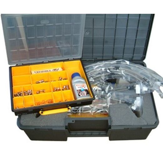 SERVISUI SKIRTAS RINKINYS VENHILL POWERHOSEPLUS -3PPMERC30 30 ŽARNELIŲ SU KOMPONENTAIS, CHROMAS