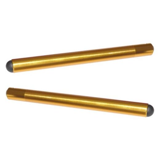 CLIP-ONS ACCOSSATO ALUMINIUM, 250MM WITH CAPS, GOLD