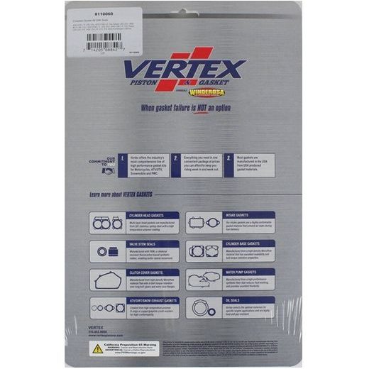 PILNAS TARPINIŲ KOMPLEKTAS WINDEROSA CGKOS 8110060 WITH SEALS