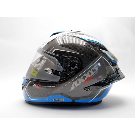 FULL FACE HELMET AXXIS COBRA RAGE A0 GLOSS PEARL WHITE, S DYDŽIO