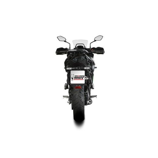 VISOS IŠMETIMO SISTEMOS KOMPLEKTAS 2X1 MIVV OVAL K.059.KZC BLACK WITH CARBON CAP