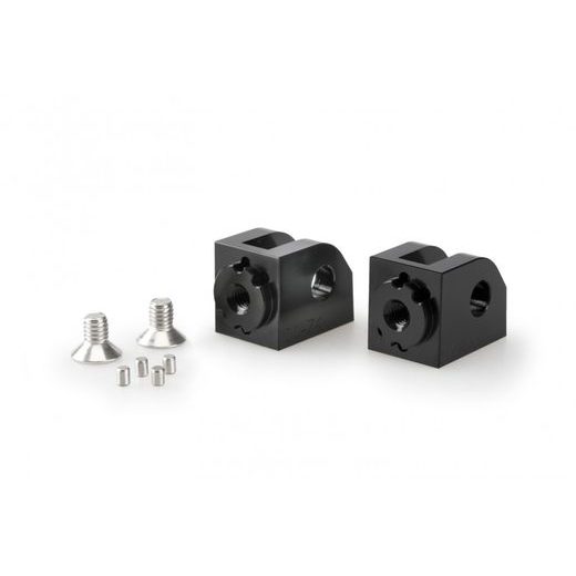 FOOTPEG ADAPTERS PUIG 20675N ADJUSTABLE, JUODOS SPALVOS