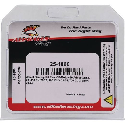 WHEEL BEARING KIT ALL BALLS RACING 25-1860