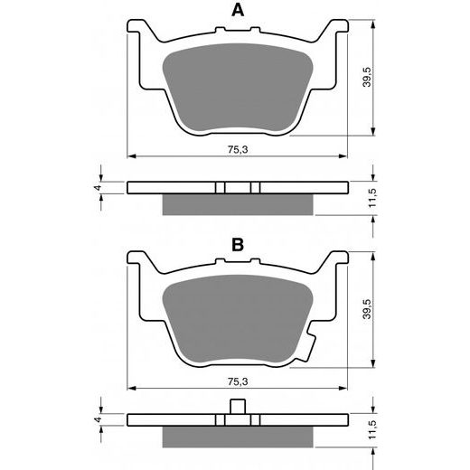 STABDŽIŲ TRINKELĖS GOLDFREN 399 AD