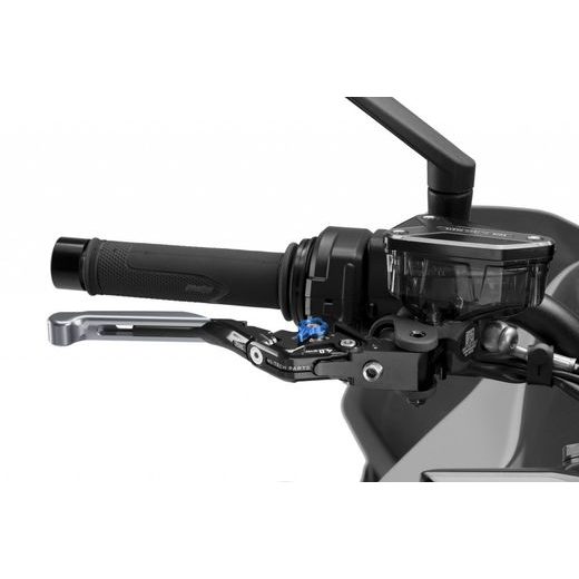 STABDŽIŲ RANKENĖLĖ BE ADAPTERIO PUIG 4.0 414YNA EXTENDABLE FOLDING TITAN/BLUE