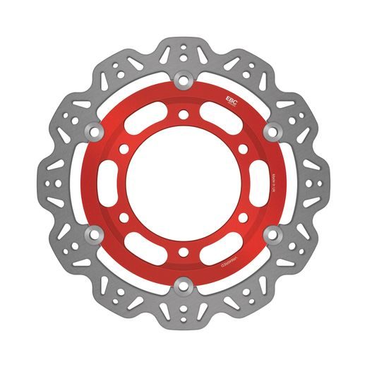 STABDŽIŲ DISKAS EBC VR646RED, RAUDONOS SPALVOS