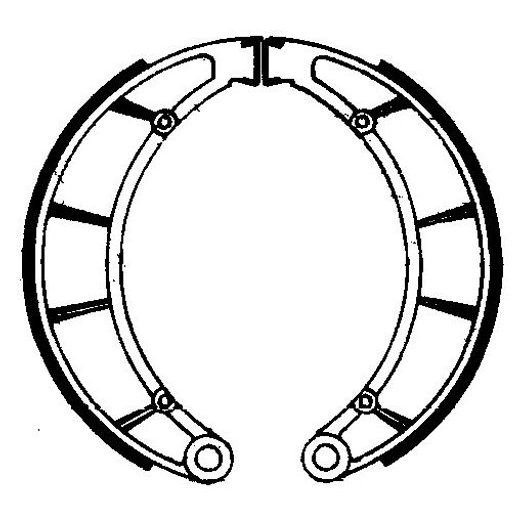 BŪGNINIŲ STABDŽIŲ TRINKELĖS FERODO 225129095