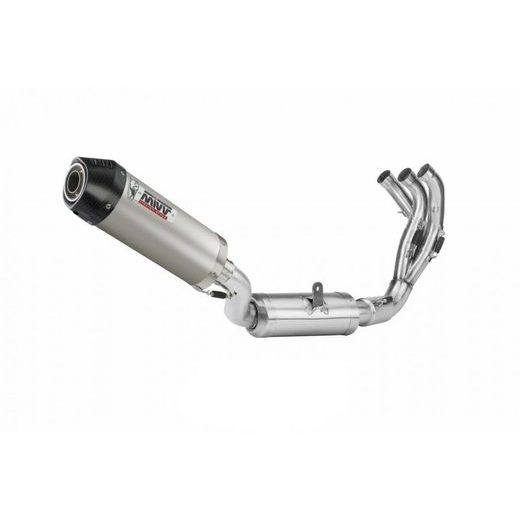 FULL EXHAUST SYSTEM 3X1 MIVV OVAL Y.069.L4C, IŠ TITANO. ANTGALIS IŠ ANGLIES PLUOŠTO