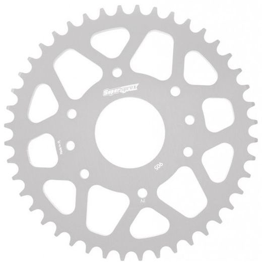 REAR ALU SPROCKET SUPERSPROX RAL-905:45-ORG, ORANŽINĖS SPALVOS 45T, 520